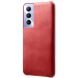 Защитный чехол Deexe Leather Back Cover для Realme C65 - Red (353937R). Фото 1 из 4