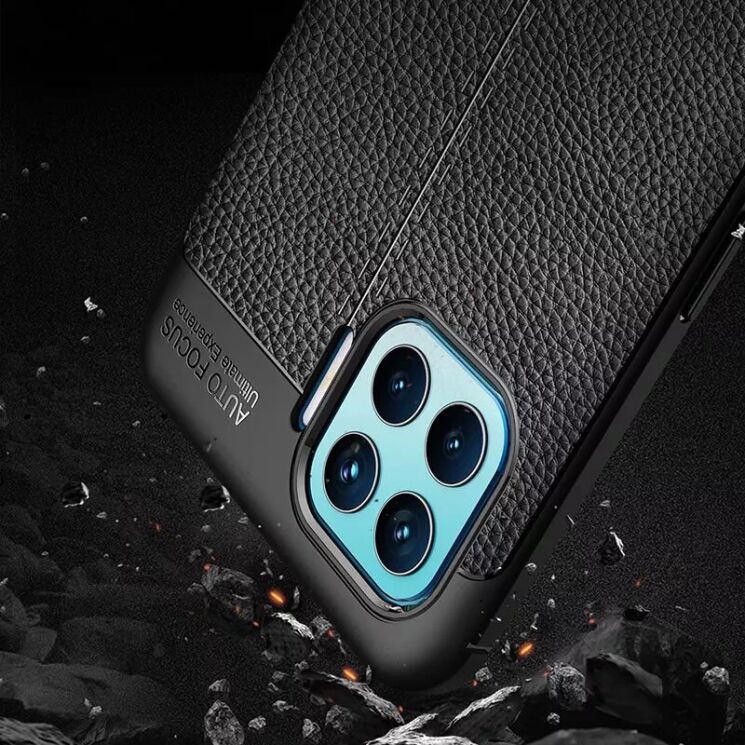 Захисний чохол Deexe Leather Cover для OPPO A73 - Black: фото 4 з 4