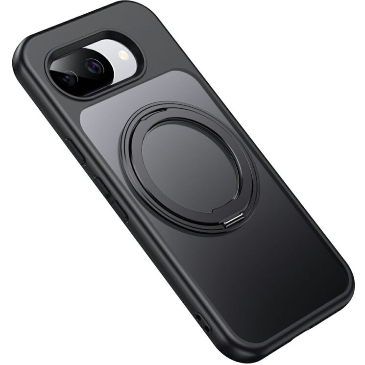 Защитный чехол Deexe Mag Stand для Google Pixel 10a - Black: фото 1 из 8
