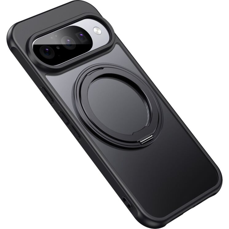 Защитный чехол Deexe Mag Stand для Google Pixel 11 / 11 Pro - Black: фото 2 из 13