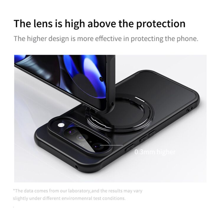 Защитный чехол Deexe Mag Stand для Google Pixel 11 / 11 Pro - Silver: фото 13 из 13