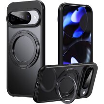 Защитный чехол Deexe Mag Stand для Google Pixel 11 / 11 Pro - Black: фото 1 из 13