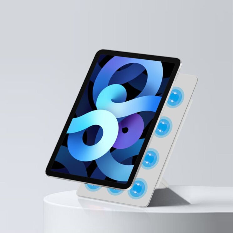 Захисний чохол Deexe Magnetic Case для Apple iPad Air 11 M3/M2 (2025/2024) / Air 4 / 5 10.9 (2020/2022) / Pro 11 (2020/2021/2022) - Grey: фото 5 з 7