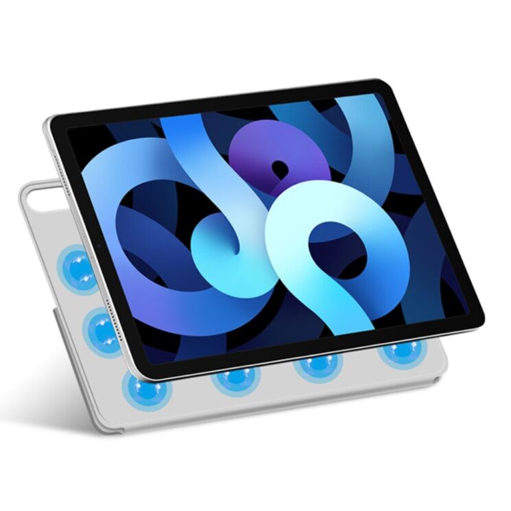 Захисний чохол Deexe Magnetic Case для Apple iPad Air 11 M3/M2 (2025/2024) / Air 4 / 5 10.9 (2020/2022) / Pro 11 (2020/2021/2022) - Grey: фото 2 з 7