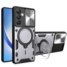Защитный чехол Deexe Magnetic Space для Samsung Galaxy A54 (A546) - Silver: фото 1 из 10