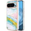 Защитный чехол Deexe Marble Style для Google Pixel 9 Pro XL - Light Green (359815LG)