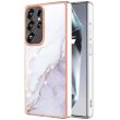 Защитный чехол Deexe Marble Style для Samsung Galaxy S25 Ultra (S938) - White (374567W)