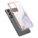 Защитный чехол Deexe Marble Style для Samsung Galaxy S25 Ultra (S938) - White (374567W). Фото 2 из 6