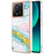 Защитный чехол Deexe Marble Style для Xiaomi 13T / 13T Pro - Light Green (338432LG). Фото 1 из 6