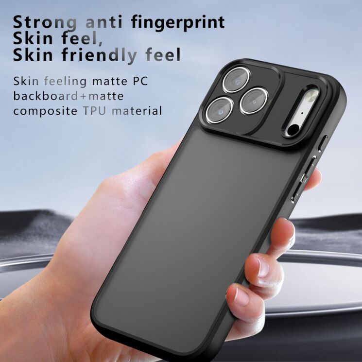 Захисний чохол Deexe Matte Skin для iPhone 18 Pro Max - Transparent / Black (423817H) Захисний чохол Deexe Matte Skin для iPhone 18 Pro Max - Transparent / Black: фото 8 з 11