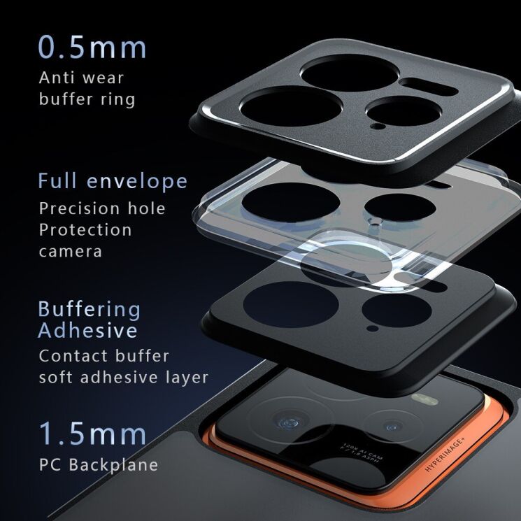 Защитный чехол Deexe Matte Skin для Realme GT 7 Pro - Black: фото 6 из 13