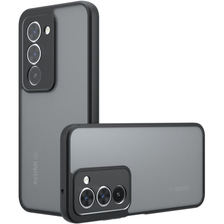 Защитный чехол Deexe Matte Skin для Xiaomi Redmi 15 - Black (390913B) Защитный чехол Deexe Matte Skin для Xiaomi Redmi 15 - Black: фото 1 из 14