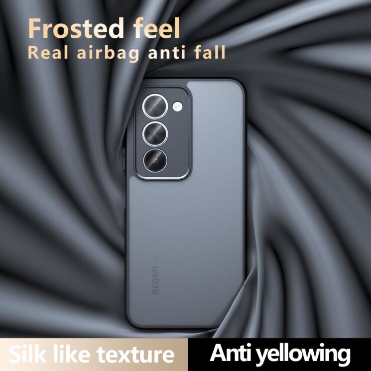 Защитный чехол Deexe Matte Skin для Xiaomi Redmi 15 - Black (390913B) Защитный чехол Deexe Matte Skin для Xiaomi Redmi 15 - Black: фото 7 из 14