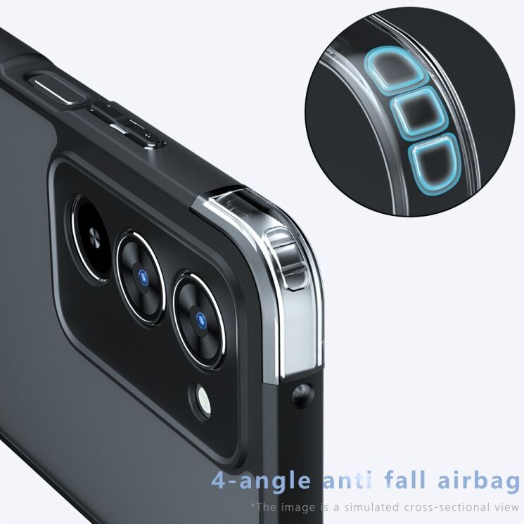 Защитный чехол Deexe Matte Skin для Xiaomi Redmi 15 - Black (390913B) Защитный чехол Deexe Matte Skin для Xiaomi Redmi 15 - Black: фото 9 из 14