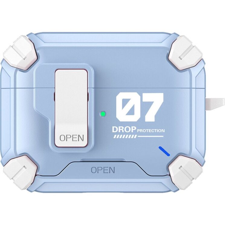 Захисний чохол Deexe Number Protect для AirPods 5 / 4 - Baby Blue (364460TT) Захисний чохол Deexe Number Protect для AirPods 5 / 4 - Baby Blue: фото 1 з 9