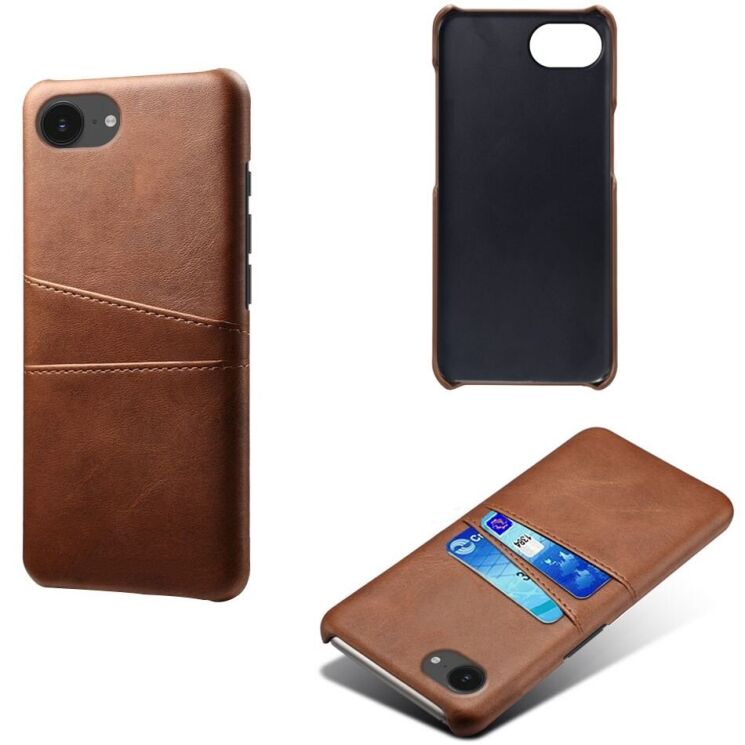 Защитный чехол Deexe Pocket Case для Apple iPhone 16e - Brown: фото 5 из 5