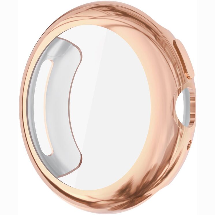 Защитный чехол Deexe Protective Frame для Google Pixel Watch 4 (41mm) - Rose Gold: фото 1 из 7