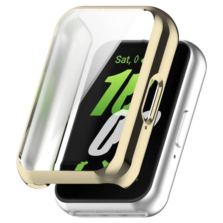 Защитный чехол Deexe Protective Frame для Samsung Galaxy Fit 3 - Light Gold: фото 1 из 8