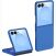 Защитный чехол Deexe Satin Case для Samsung Galaxy Flip 8 - Dark Blue: фото 1 из 8