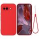 Захисний чохол Deexe Silicone Case для Google Pixel 9a - Red (375410R). Фото 1 з 8