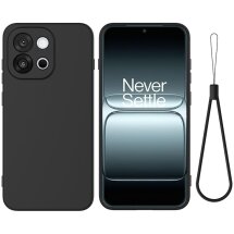 Защитный чехол Deexe Silicone Case для OnePlus 13T - Black: фото 1 из 9