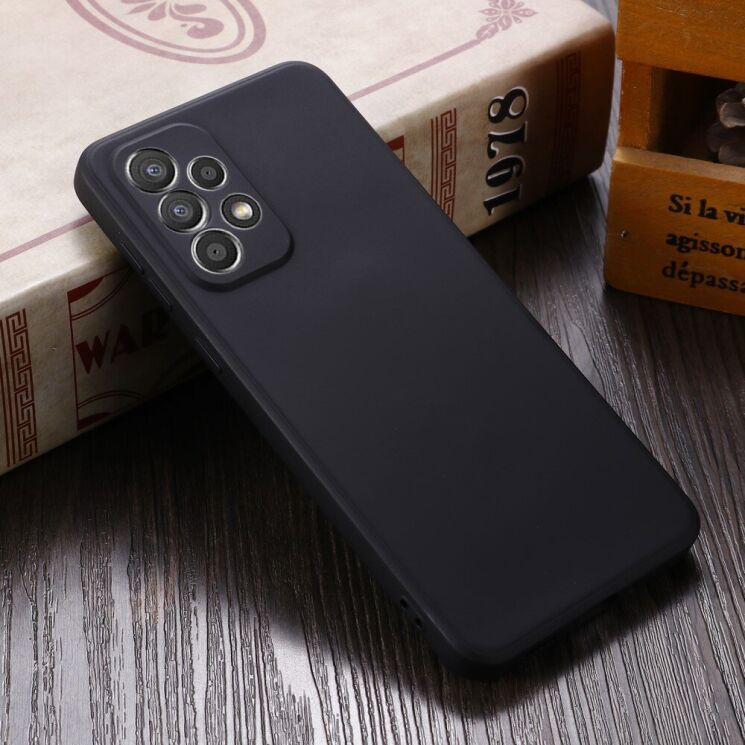 Защитный чехол Deexe Silicone Case для Samsung Galaxy A33 (A336) - Black: фото 3 из 7