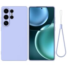 Защитный чехол Deexe Silicone Case для Samsung Galaxy S25 Ultra (S938) - Purple: фото 1 из 8