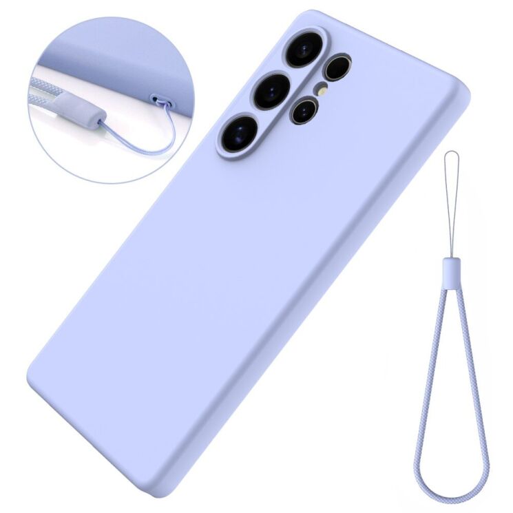 Защитный чехол Deexe Silicone Case для Samsung Galaxy S25 Ultra (S938) - Purple: фото 2 из 8