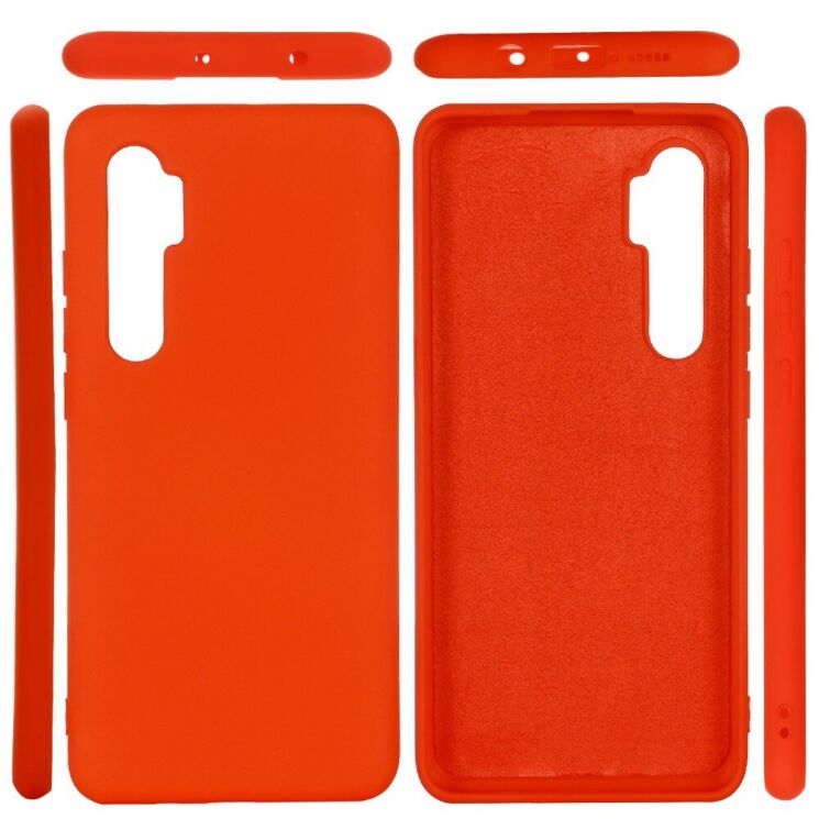 Силіконовий (TPU) чохол Deexe Silicone Case для Xiaomi Mi Note 10 Lite - Red: фото 2 з 5