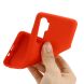 Силіконовий (TPU) чохол Deexe Silicone Case для Xiaomi Mi Note 10 Lite - Red (263790R). Фото 4 з 5