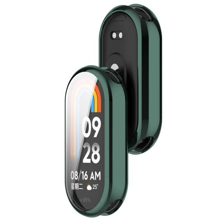Захисний чохол Deexe Silicone Frame для Xiaomi Smart Band 11 - Green: фото 3 з 4