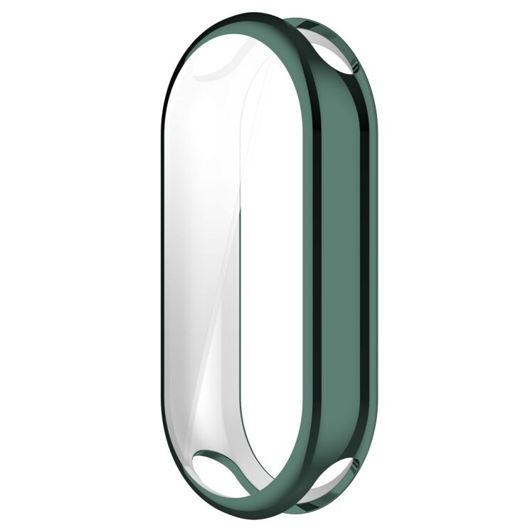 Захисний чохол Deexe Silicone Frame для Xiaomi Smart Band 11 - Green: фото 2 з 4
