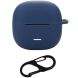 Защитный чехол Deexe Silicone Sleeve для Xiaomi Redmi Buds 6 Lite - Dark Blue (370500DB). Фото 1 из 10