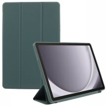 Защитный чехол Deexe Smart Case для Samsung Galaxy Tab A9 (X110/115) - Dark Green: фото 1 из 10