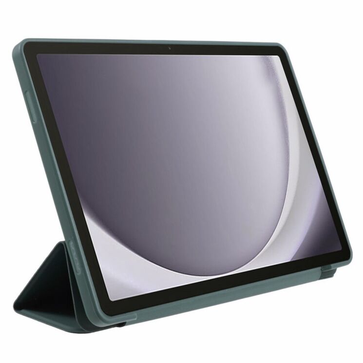 Защитный чехол Deexe Smart Case для Samsung Galaxy Tab A9 (X110/115) - Dark Green: фото 6 из 10