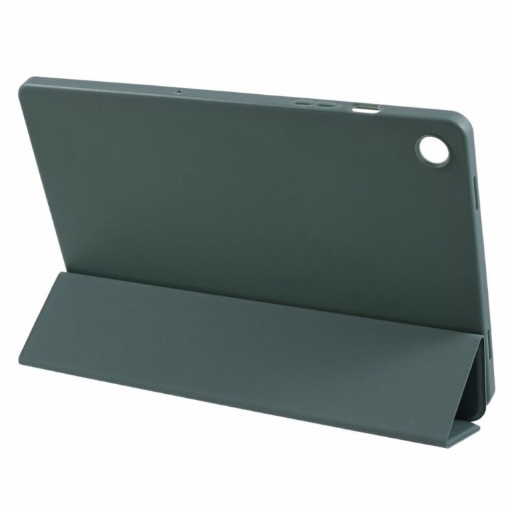 Защитный чехол Deexe Smart Case для Samsung Galaxy Tab A9 (X110/115) - Dark Green: фото 7 из 10