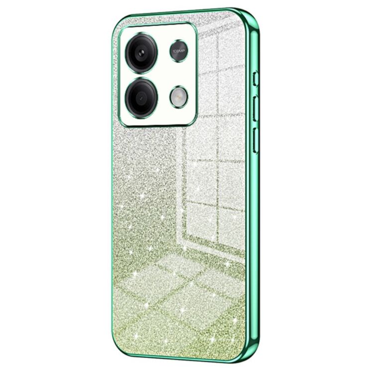 Защитный чехол Deexe Sparkles Cover для Xiaomi Redmi Note 13 5G - Green: фото 1 из 7
