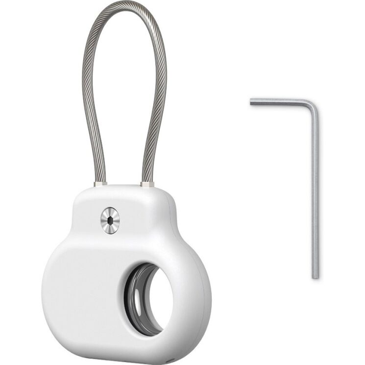 Защитный чехол Deexe Steel Loop для Samsung Galaxy SmartTag 2 - White (422502W) Защитный чехол Deexe Steel Loop для Samsung Galaxy SmartTag 2 - White: фото 1 из 6