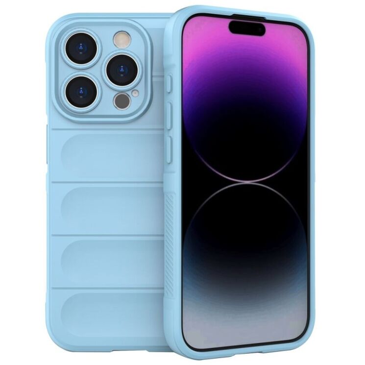 Защитный чехол Deexe Terra Case для Apple iPhone 15 Pro - Baby Blue: фото 1 из 7