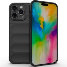 Силіконовий (TPU) чохол Deexe Terra Case для iPhone 16 Pro - Black: фото 1 з 7