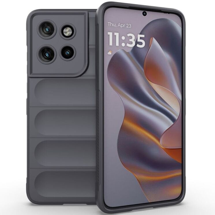 Защитный чехол Deexe Terra Case для Motorola Edge 50 Neo - Dark Grey: фото 1 из 6