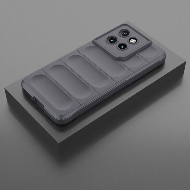 Защитный чехол Deexe Terra Case для Motorola Edge 50 Neo - Dark Grey: фото 2 из 6