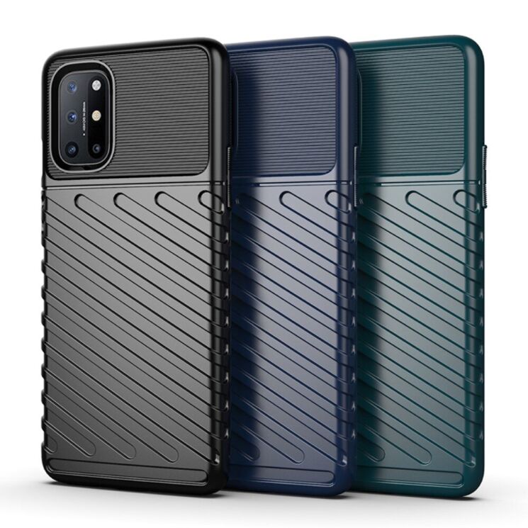 Защитный чехол Deexe Thunder Series для OnePlus 8T - Black: фото 3 из 3