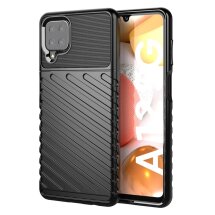 Защитный чехол Deexe Thunder Series для Samsung Galaxy A12 (A125) / A12 Nacho (A127) / M12 (M127) - Black: фото 1 из 13