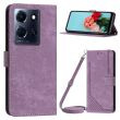 Защитный чехол Deexe Vintage Lines для Infinix Note 30 - Purple (330012V)