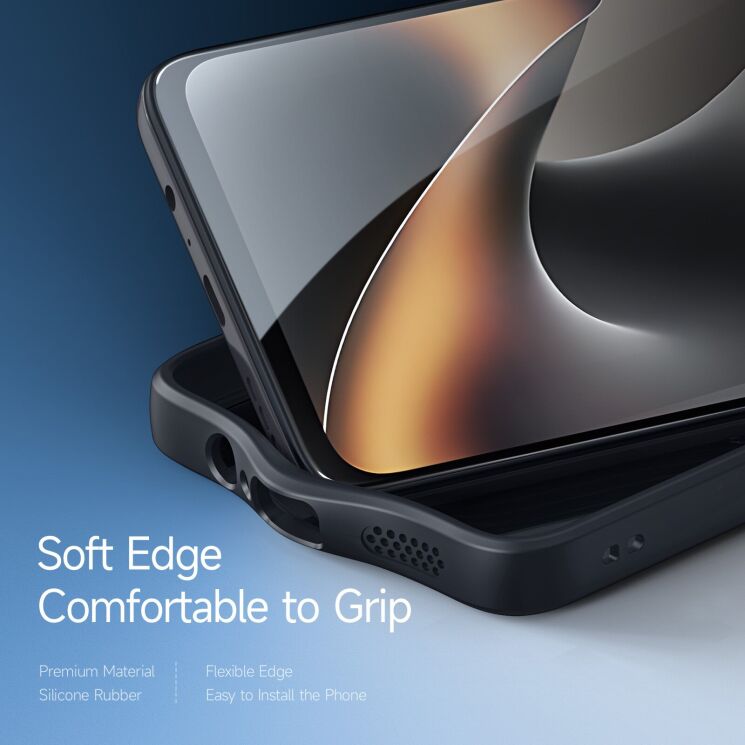 Захисний чохол DUX DUCIS Aimo Series для Motorola Moto G57 Power / G67 Power - Black: фото 7 з 9