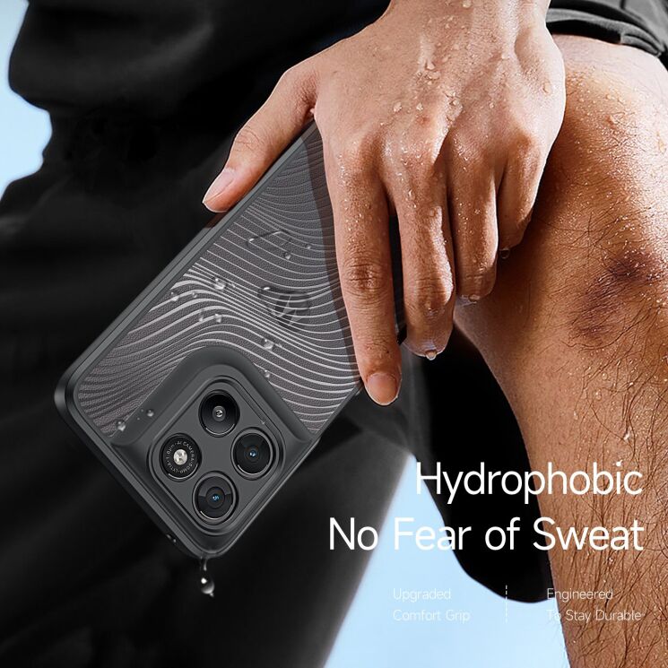 Захисний чохол DUX DUCIS Aimo Series для Motorola Moto G57 Power / G67 Power - Black: фото 6 з 9