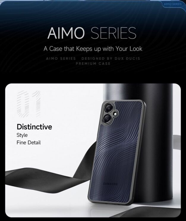 Защитный чехол DUX DUCIS Aimo Series для Samsung Galaxy A06 (A065) - Black: фото 10 из 13