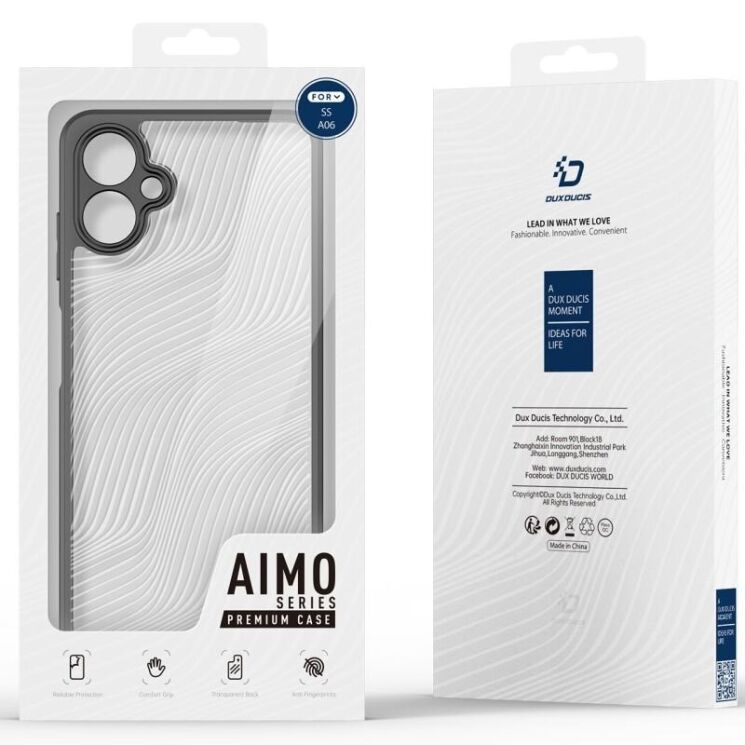 Защитный чехол DUX DUCIS Aimo Series для Samsung Galaxy A06 (A065) - Black: фото 13 из 13