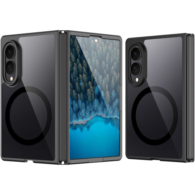 Защитный чехол DUX DUCIS Aimo Series Magnetic (FF) для Samsung Galaxy Fold 8 - Black (424504B) Защитный чехол DUX DUCIS Aimo Series Magnetic (FF) для Samsung Galaxy Fold 8 - Black: фото 2 из 11